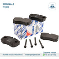 Serie Pastiglie Freno Originale Iveco Eurocargo Stralis Eurotrakker EUROTECH Oe 503612267