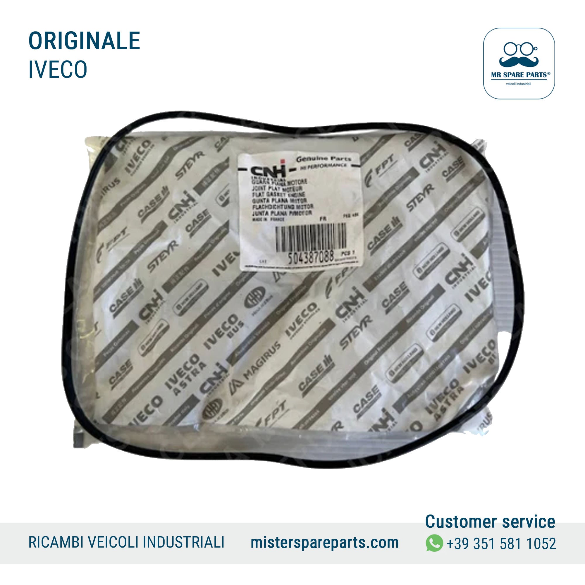 Guarnizione filtro IVECO Originale Stralis EURO 6 504387088