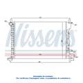 Engine Oil Cooler Mercedes C-Class W204 NISSENS 91198